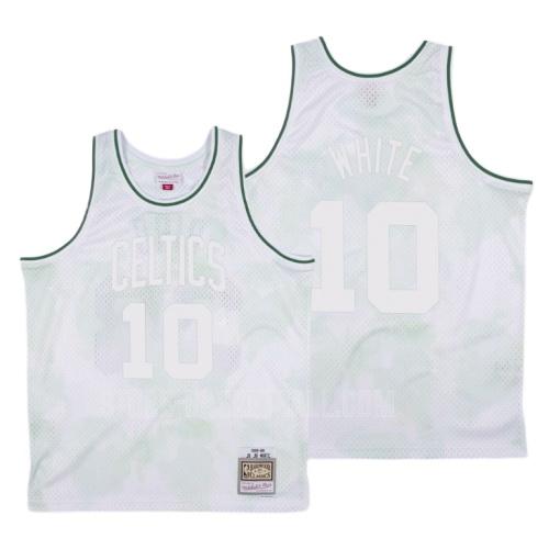 1985-86 boston celtics jo jo white 10 white cloudy skies men's replica jersey