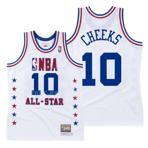 1988 philadelphia 76ers maurice cheeks 10 white nba all-star men's replica jersey