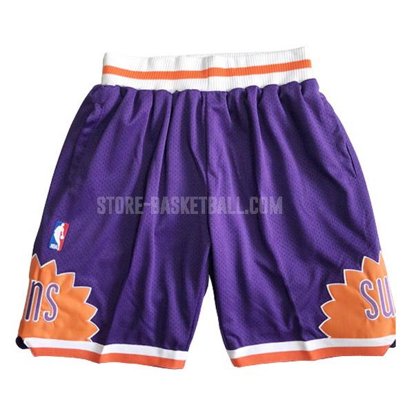 1991-92 phoenix suns purple retro mitchellness men's basketball short
