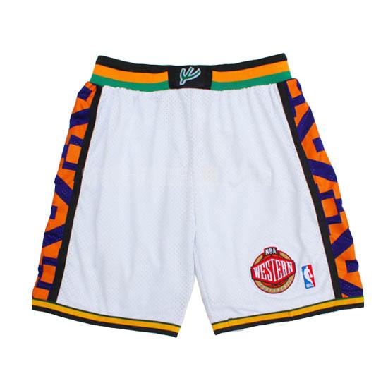 1995 all star white nba shorts