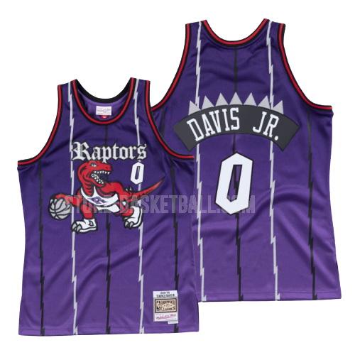 1998-99 toronto raptors terence davis 0 purple old english men's replica jersey