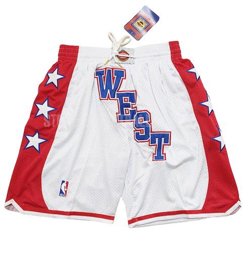 2004 all-star white west men's basketball short
