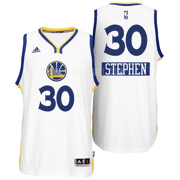 2014 golden state warriors stephen curry 30 white christmas day youth replica jersey