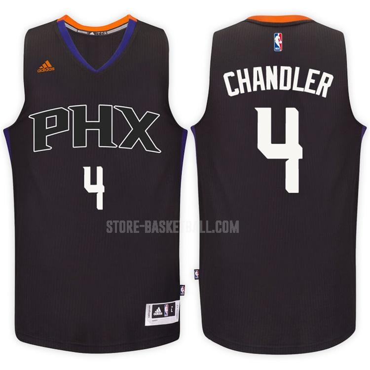 2016-17 phoenix suns tyson chandler 4 black alternate men's replica jersey