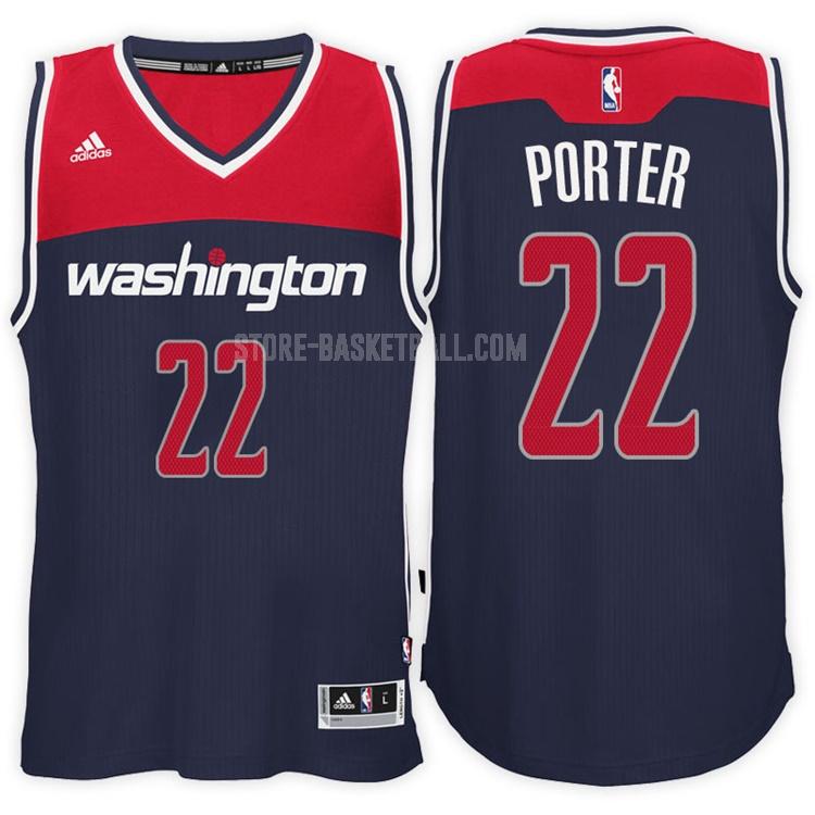 2016-17 washington wizards otto porter jr 22 navy alternate men's replica jersey