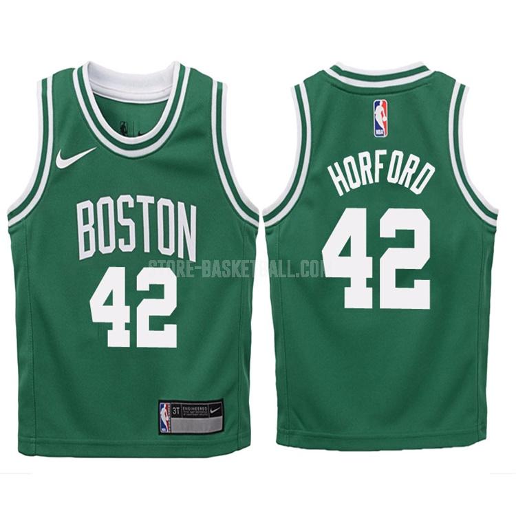 2017-18 boston celtics al horford 42 green icon youth replica jersey