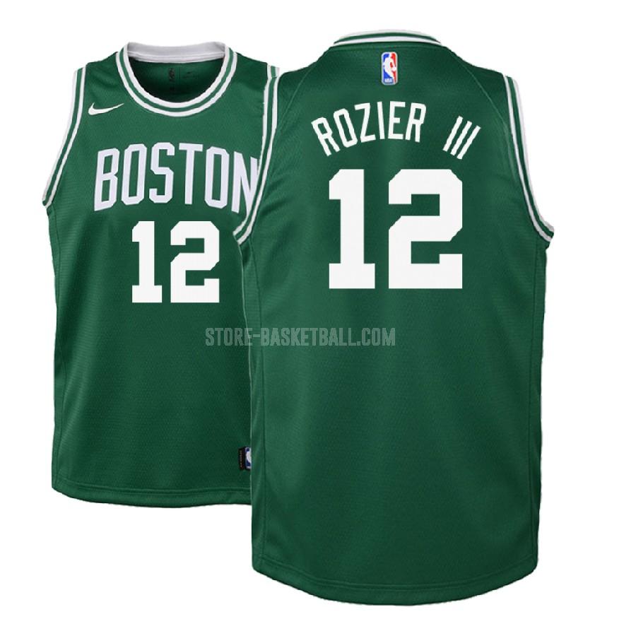 2017-18 boston celtics terry rozier 12 green icon youth replica jersey