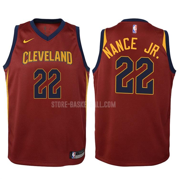 2017-18 cleveland cavaliers larry nance 22 red icon youth replica jersey