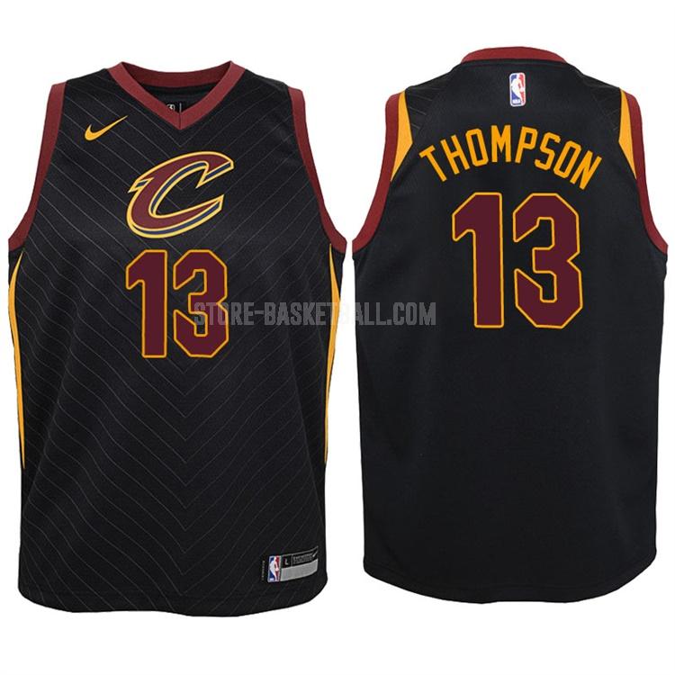 2017-18 cleveland cavaliers tristan thompson 13 black statement youth replica jersey