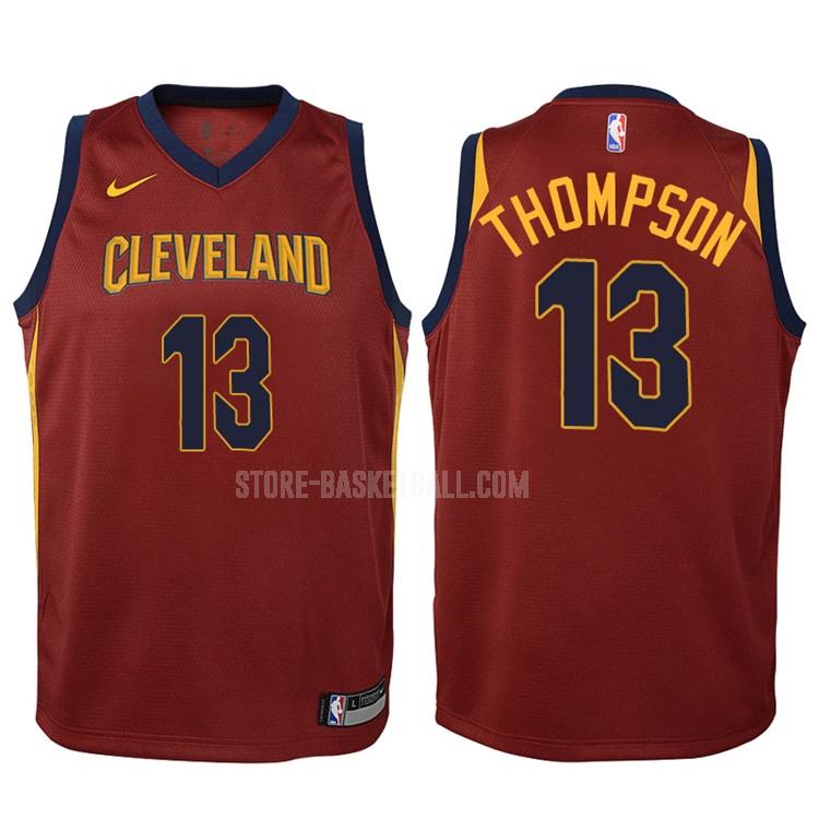 2017-18 cleveland cavaliers tristan thompson 13 red icon youth replica jersey