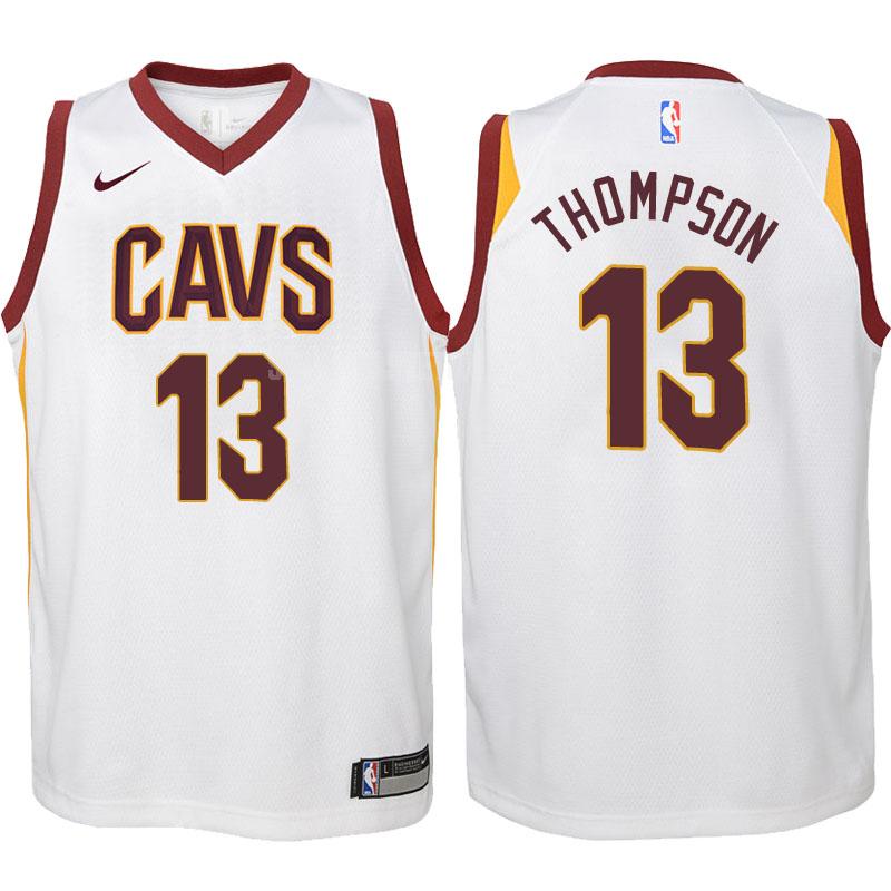 2017-18 cleveland cavaliers tristan thompson 13 white association youth replica jersey