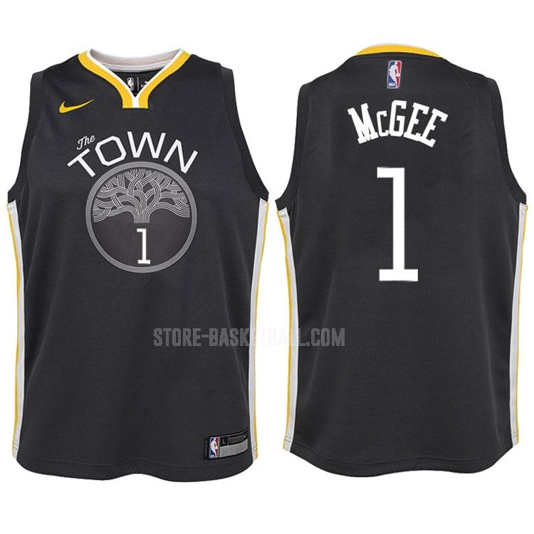 2017-18 golden state warriors javale mcgee 1 gray statement youth replica jersey