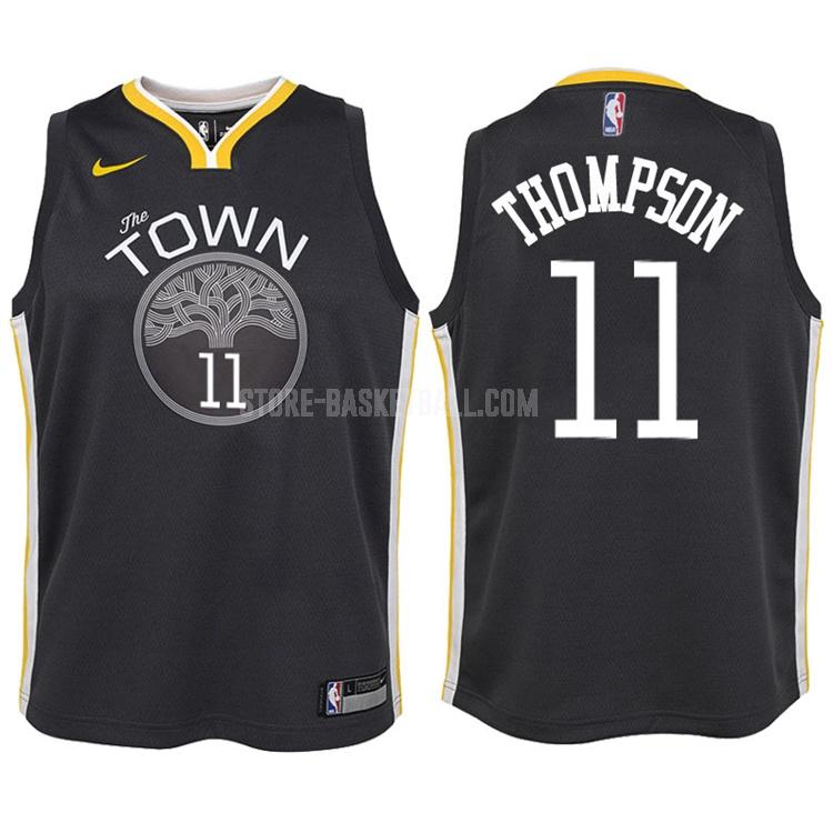 2017-18 golden state warriors klay thompson 11 gray statement youth replica jersey