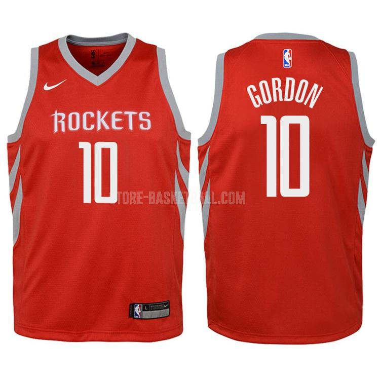 2017-18 houston rockets eric gordon 10 red icon youth replica jersey