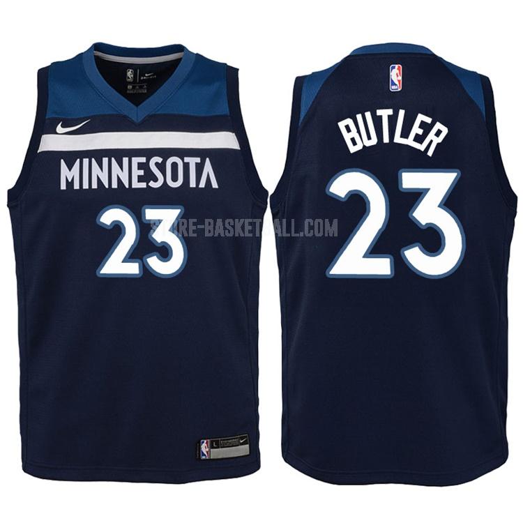 2017-18 minnesota timberwolves jimmy butler 23 navy icon youth replica jersey