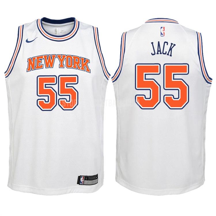 2017-18 new york knicks jarrett jack 55 white statement youth replica jersey