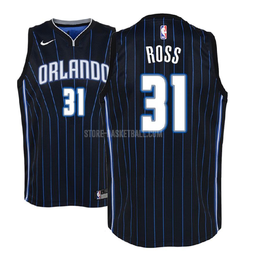 2017-18 orlando magic terrence ross 31 black statement youth replica jersey