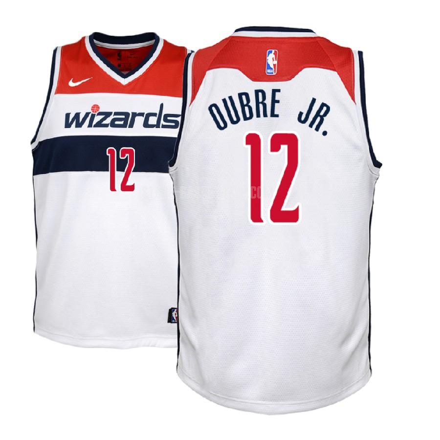 2017-18 washington wizards kelly oubre jr 3 white association youth replica jersey