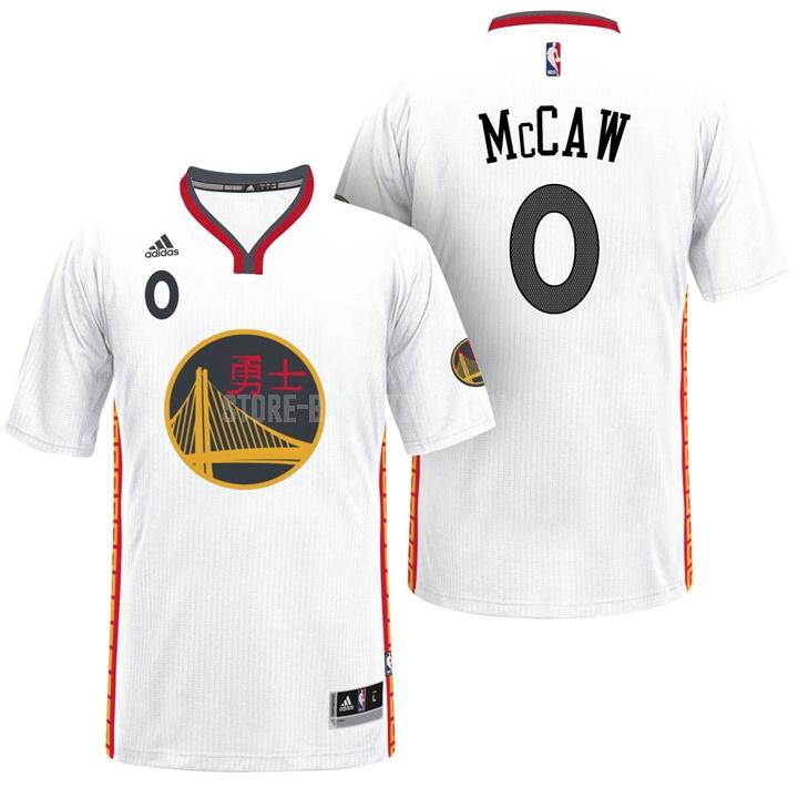 2017 golden state warriors patrick mccaw 0 white chinese new year men's replica jersey