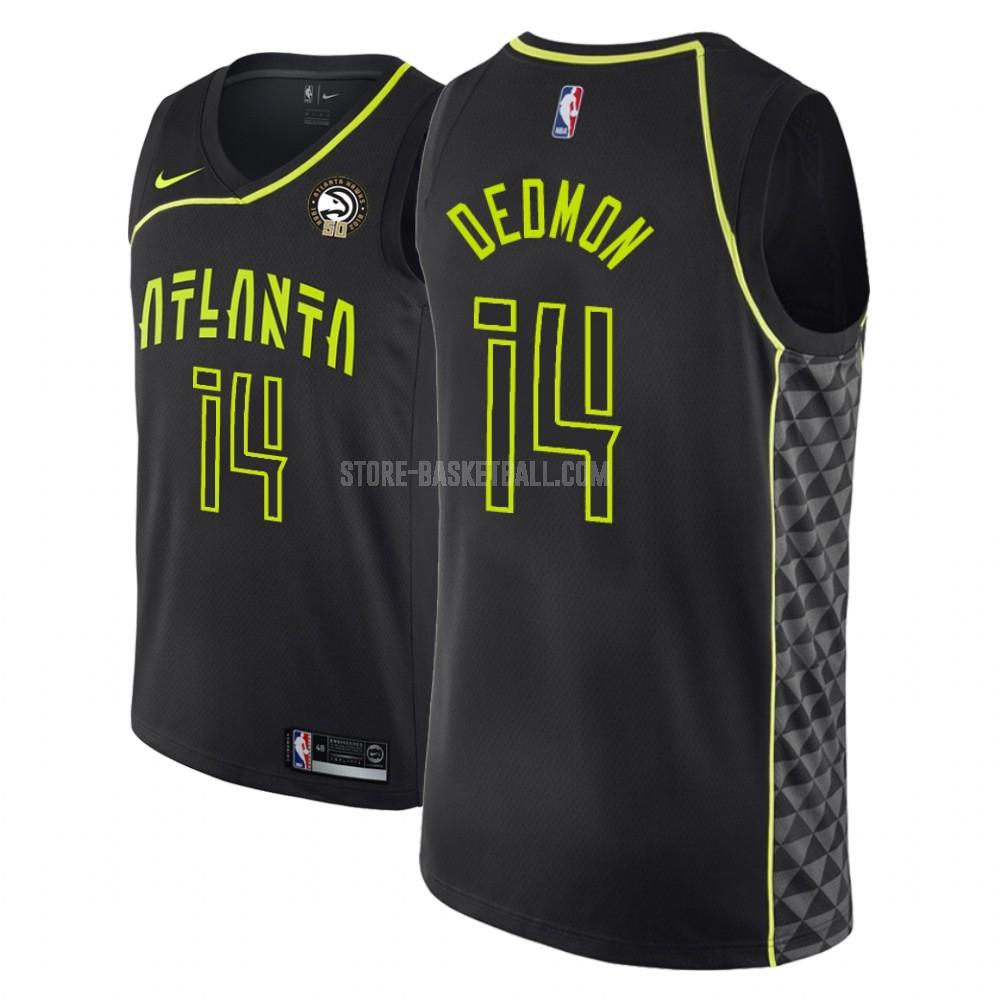 2018-19 atlanta hawks dewayne dedmon 14 black 50th anniversary city edition men's replica jersey