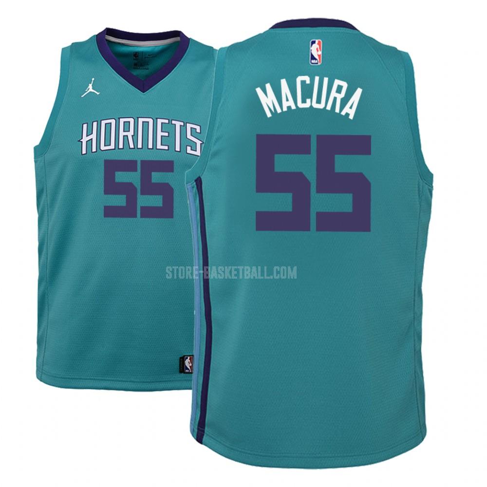 2018-19 charlotte hornets jp macura 55 malachite green icon youth replica jersey