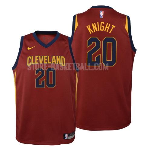 2018-19 cleveland cavaliers brandon knight 20 red icon youth replica jersey