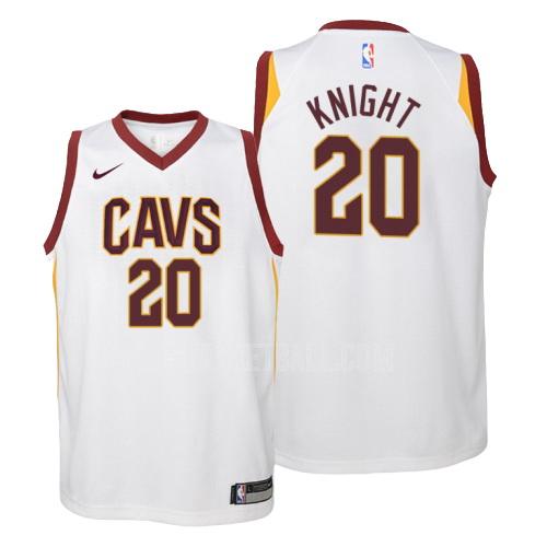 2018-19 cleveland cavaliers brandon knight 20 white association youth replica jersey