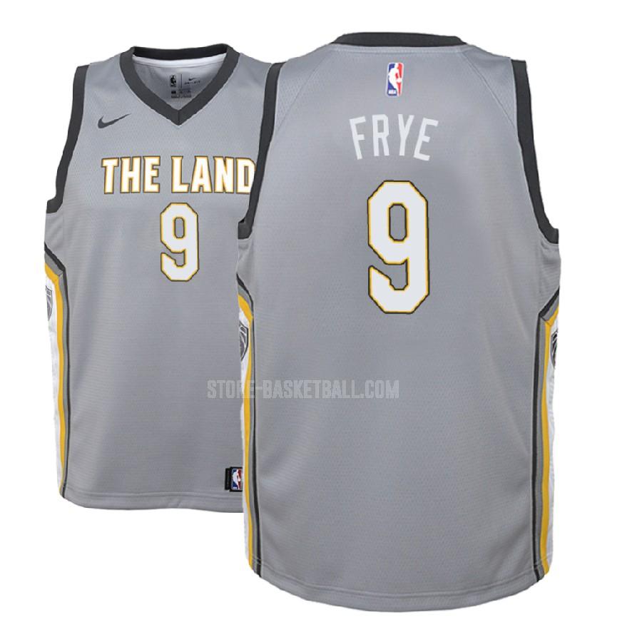 2018-19 cleveland cavaliers channing frye 9 gray city edition youth replica jersey
