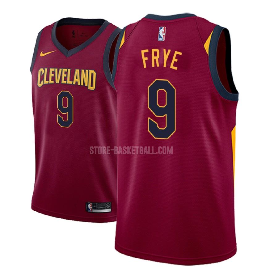 2018-19 cleveland cavaliers channing frye 9 red icon men's replica jersey
