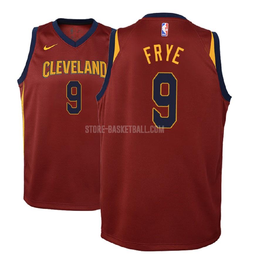2018-19 cleveland cavaliers channing frye 9 red icon youth replica jersey