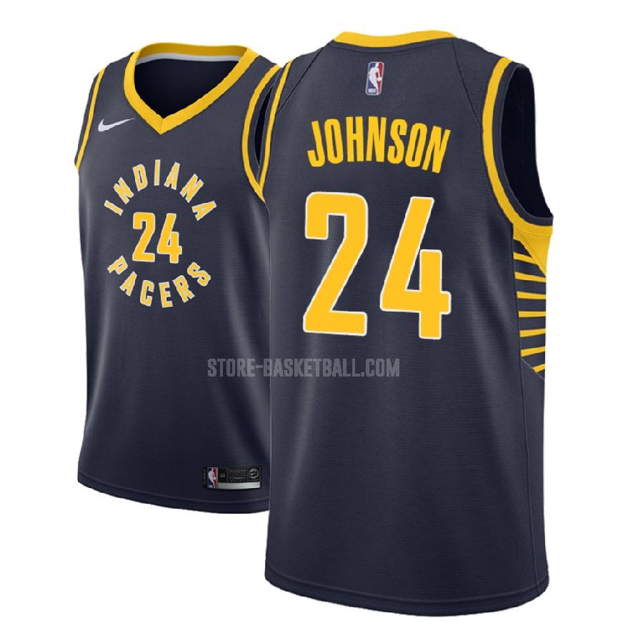 2018-19 indiana pacers alize johnson 24 navy icon men's replica jersey