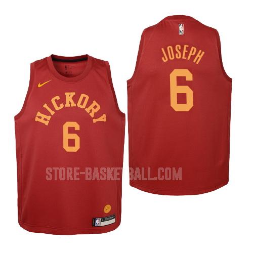 2018-19 indiana pacers cory joseph 6 red hardwood classics youth replica jersey