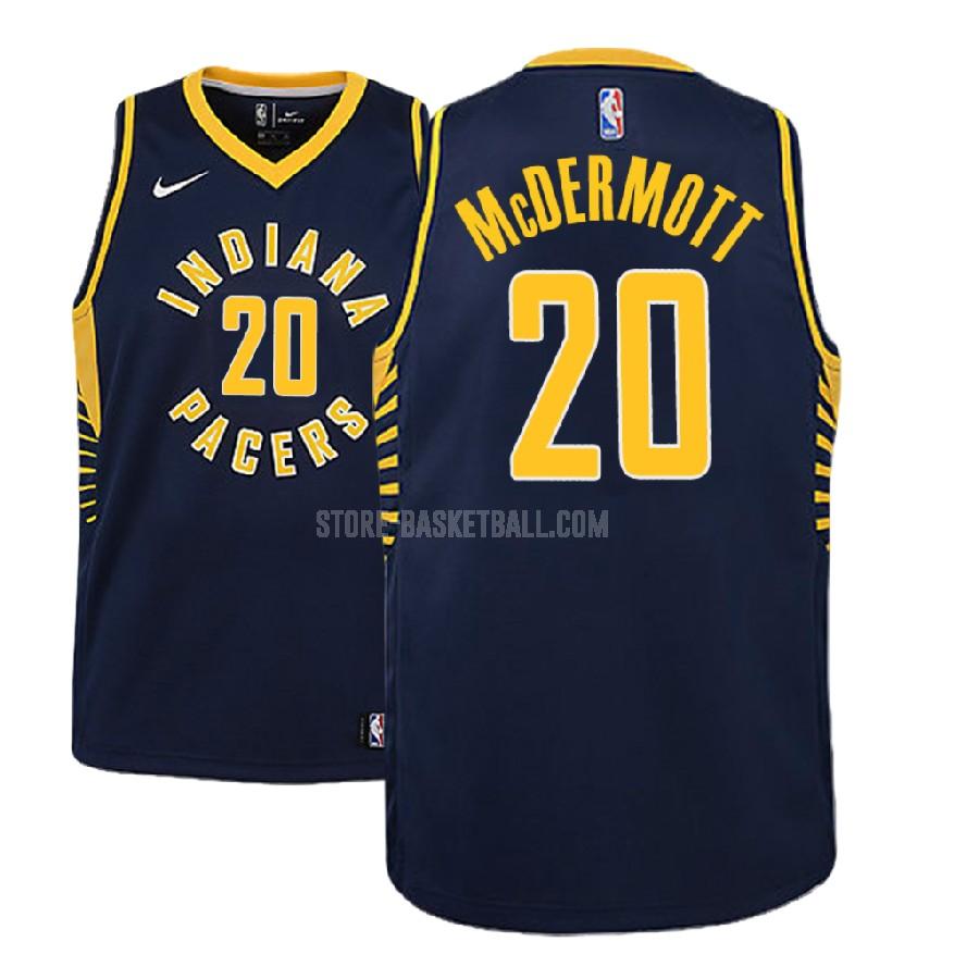 2018-19 indiana pacers doug mcdermott 20 navy icon youth replica jersey