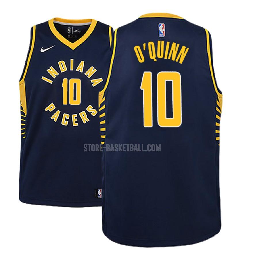2018-19 indiana pacers kyle o'quinn 10 navy icon youth replica jersey
