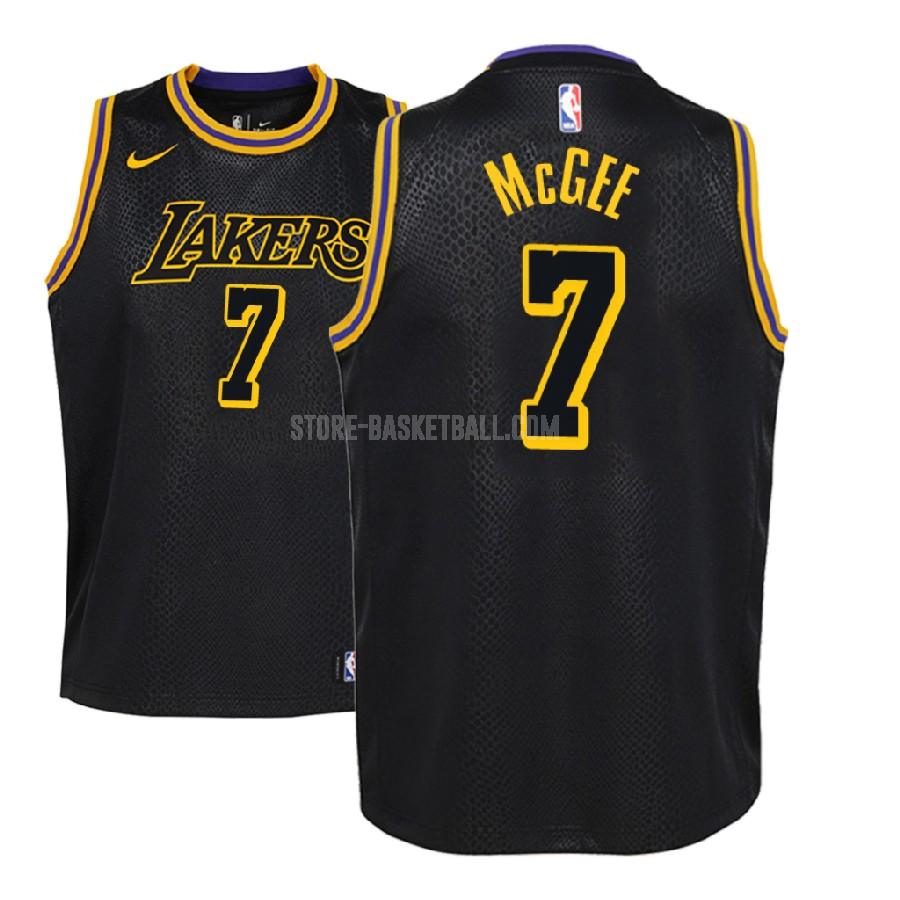 2018-19 los angeles lakers javale mcgee 7 black city edition youth replica jersey