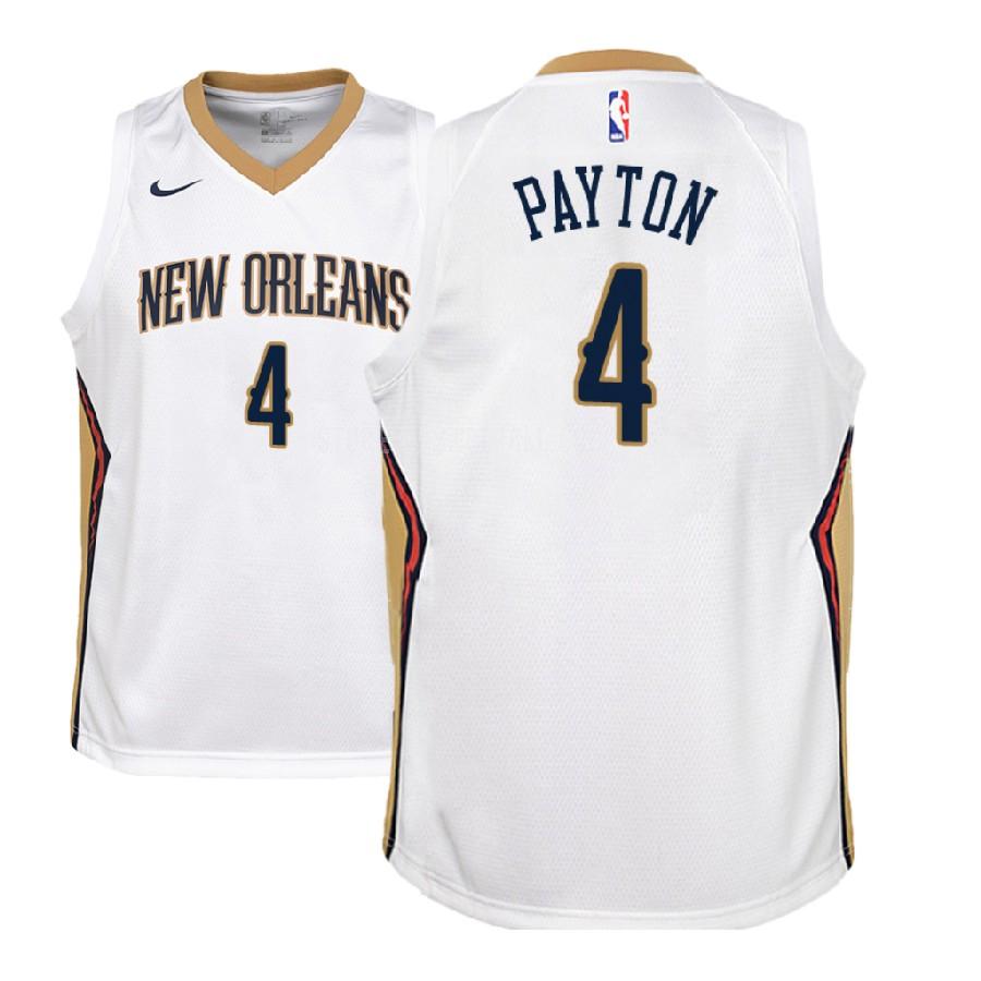 2018-19 new orleans pelicans elfrid payton 4 white association youth replica jersey