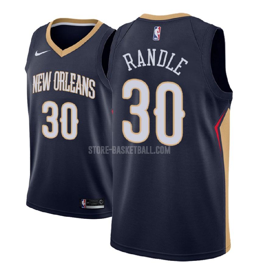 2018-19 new orleans pelicans julius randle 30 navy icon men's replica jersey