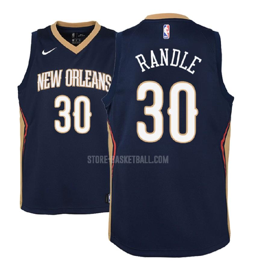 2018-19 new orleans pelicans julius randle 30 navy icon youth replica jersey