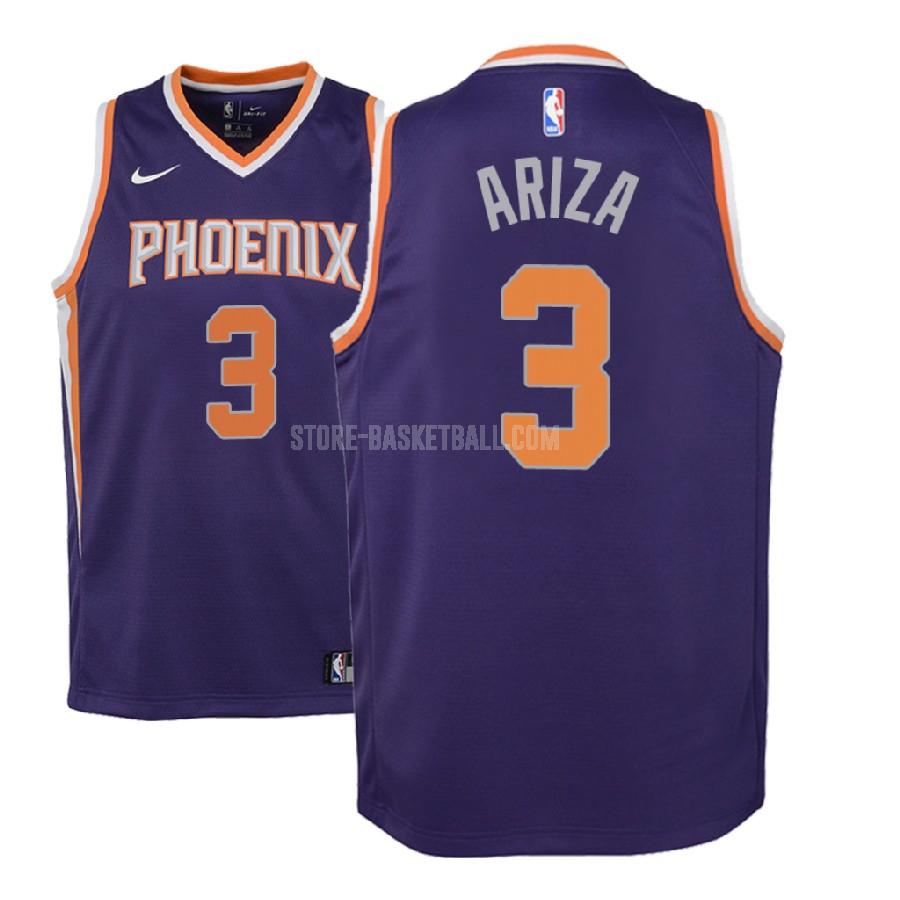 2018-19 phoenix suns trevor ariza 3 purple icon youth replica jersey