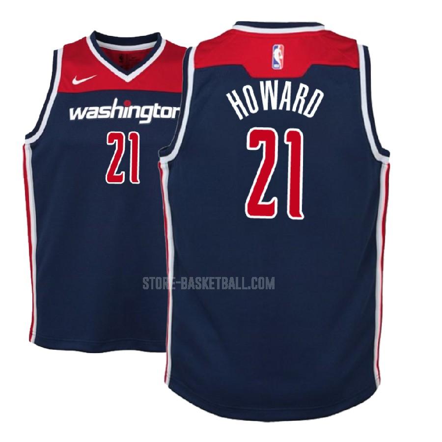2018-19 washington wizards dwight howard 21 red statement youth replica jersey