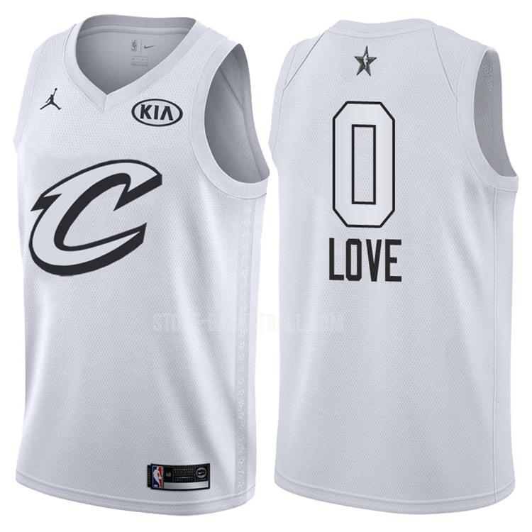 2018 cleveland cavaliers kevin love 0 white nba all-star men's replica jersey