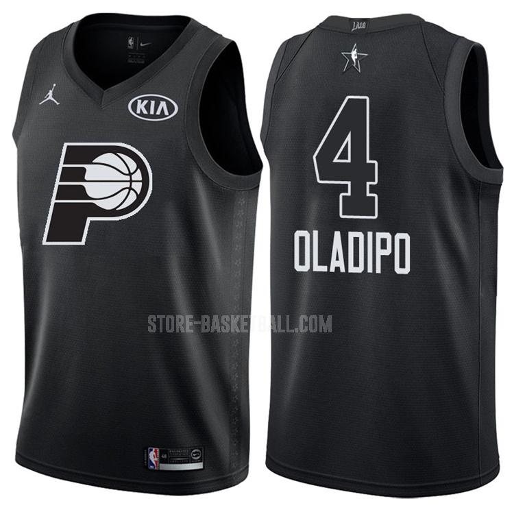 2018 indiana pacers victor oladipo 4 black nba all-star men's replica jersey