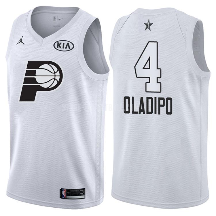 2018 indiana pacers victor oladipo 4 white nba all-star men's replica jersey