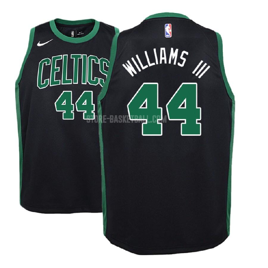 2018 nba draft boston celtics robert williams 44 black statement youth replica jersey
