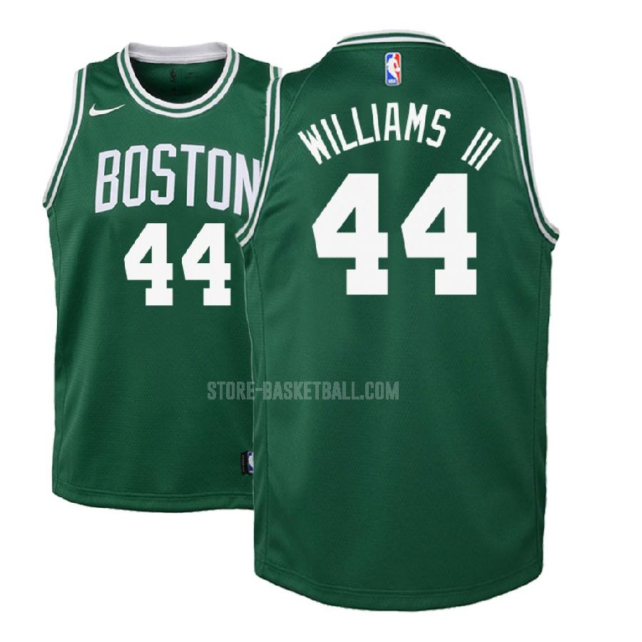 2018 nba draft boston celtics robert williams 44 green icon youth replica jersey