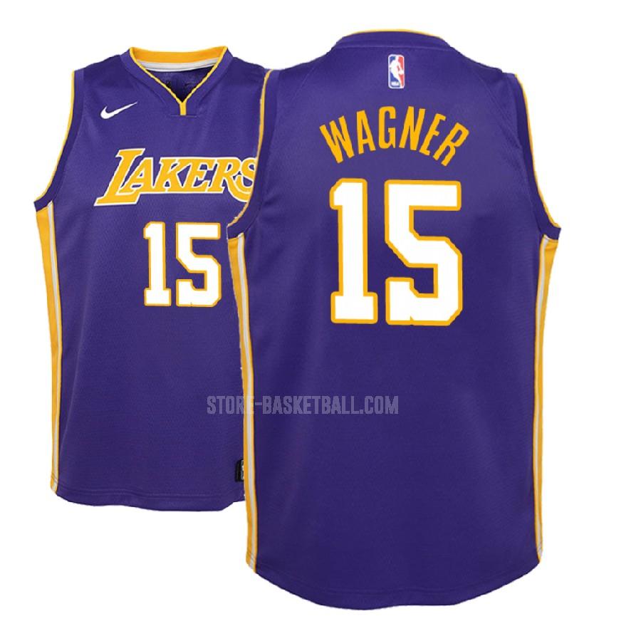 2018 nba draft los angeles lakers moritz wagner 15 purple statement youth replica jersey