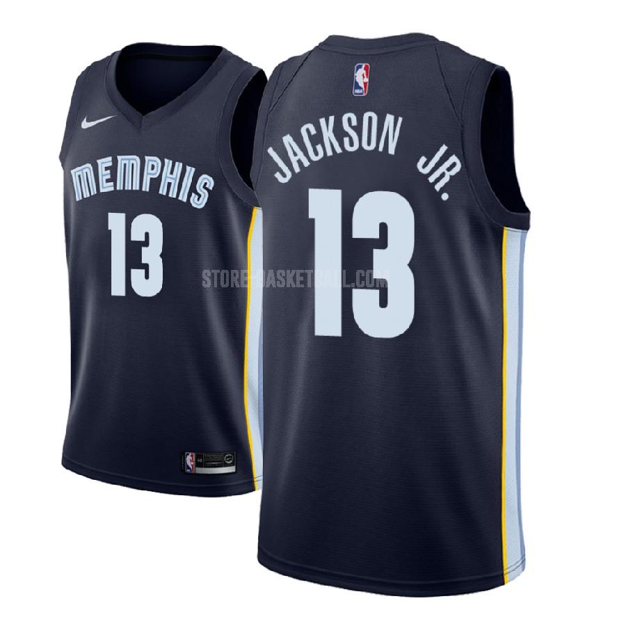 2018 nba draft memphis grizzlies jaren jackson jr 13 navy icon men's replica jersey
