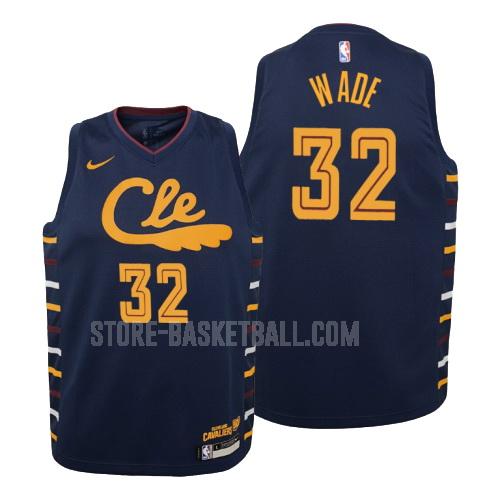 2019-20 cleveland cavaliers dean wade 32 navy city edition youth replica jersey