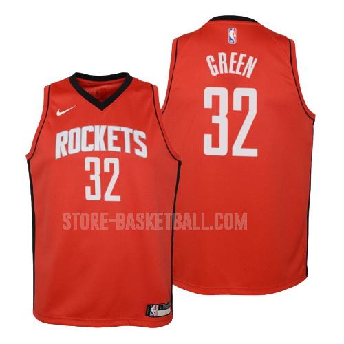 2019-20 houston rockets jeff green 32 red icon youth replica jersey