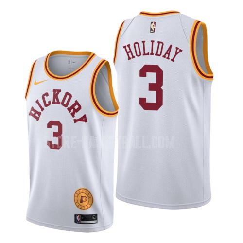 2019-20 indiana pacers aaron holiday 3 white classic edition men's replica jersey